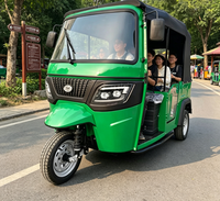 Tricycle à trois roues/motocyclette avec moteur à essence, tricycle électrique pour passagers avec Chnopy