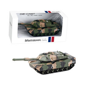 Modèles de voitures miniatures en alliage à l'échelle 1:24, chars Tiger et <span class=keywords><strong>Leopard</strong></span>, nouveaux chars militaires avec son et lumière, jouets à tirer en arrière, vente en gros de modèles - Product Image 6