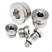 Bouchon de tuyau à tête Allen en acier inoxydable de haute qualité, moulé sous pression, zingué, produit compétitif