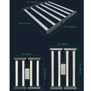 Pro Commercial Full Spectrum IP65 Waterproof Folding 720W 660nm <strong>Led</strong> <strong>Grow</strong> <strong>Light</strong> <strong>for</strong> <strong>Led</strong> <strong>for</strong> with Plant Growth Support - Product Image 2