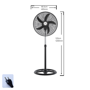 Bán Buôn 18 Inch Điện Nhà Quạt Dọc Nhựa Sàn Fan Với Điều Khiển Cơ Khí 18 Inch Đứng Fan - Product Image 3