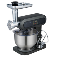 Machine à salade 3 en 1 Robot culinaire Broyeur de légumes Hachoir à viande Robot de cuisine Mélangeur électrique sur socle