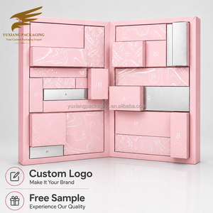Boîte <span class=keywords><strong>de</strong></span> <span class=keywords><strong>calendrier</strong></span> <span class=keywords><strong>de</strong></span> <span class=keywords><strong>l</strong></span>'<span class=keywords><strong>Avent</strong></span> vide personnalisée tendance, boîte à bougies parfumées <span class=keywords><strong>de</strong></span> <span class=keywords><strong>l</strong></span>'<span class=keywords><strong>Avent</strong></span>, boîte cadeau <span class=keywords><strong>de</strong></span> Noë<span class=keywords><strong>l</strong></span> en papier, emballage cadeau pour lingerie féminine - Product Image 2