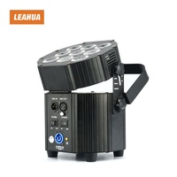 Lumière de scène 9*10W LED sans fil, projecteur DMX alimenté par batterie, projecteur RGBWA+UV 6 en 1 pour fête, DJ, discothèque, événement musical