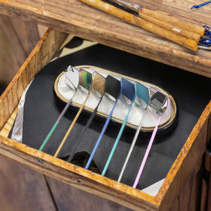 Miroirs à cils portables en acier inoxydable, outil de maquillage supérieur pour la greffe d'extensions de cils - Product Image 2