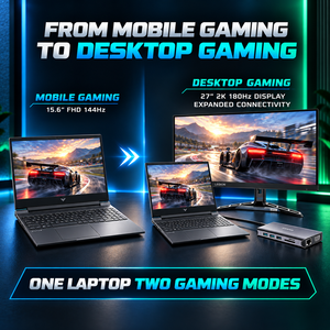 Solución para Laptop Gaming: Laptop RTX 5060, Monitor Gaming de 27 Pulgadas 2K 180Hz, Base USB C, Set de Computadora Gaming de Escritorio, Venta al Por Mayor - Product Image 6