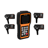 Capteurs TPMS Foxwell T10 Conception de valve en caoutchouc Capteurs de pression des pneus programmables 315Mhz 433Mhz Capteurs TPMS Fonctionne pour toutes les voitures
