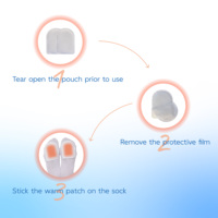 Nouveau produit soulagement de la douleur vente à chaud Patch chauffant pour les pieds jetable chauffe-pieds utilisation hivernale coussins chauffants pour les pieds