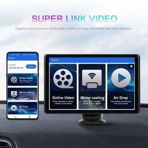 Podofo 8 ''chân dung không dây Carplay di động Carplay Màn hình điều hướng <span class=keywords><strong>360</strong></span> độ xoay Carplay màn hình <span class=keywords><strong>Android</strong></span> Auto BT OEM - Product Image 4