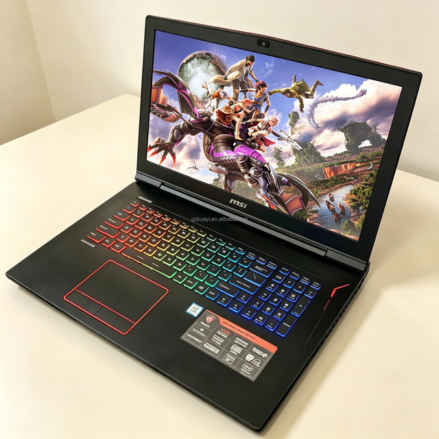 Hot Selling for MSI Gaming Laptop GT73 I7-7700HQ 16GB 512GB 17.3-inch 120Hz GTX1060(6G) Racing, ESports, Programming Laptops