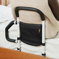 Barre d'appui sous matelas en acier usiné avec poignée antidérapante pour la sécurité des personnes âgées dans la chambre