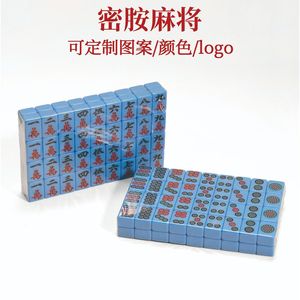 Mini Mahjong Tiles 20mm Melamine Four-layer Custom Colors Portable Travel Size Family <b>Entertainment</b> Chess Card Game Shenzhen - Product Image 4