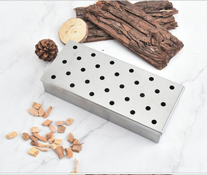 Boîte à fumée en acier inoxydable, outils de barbecue professionnels - Product Image 5