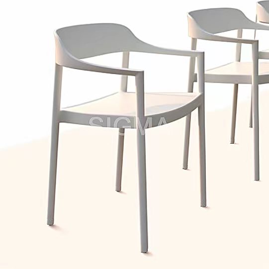 Simplicity Fashion armchair Garden Furniture Aluminum Outdoor dinning chairs