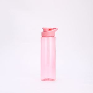 ขวดน้ำพกพาแบบใส ปราศจากสาร BPA สีสันสดใส ฝาปิดแบบพลิกพร้อมหลอดดูด ป้องกันการรั่วซึม แก้วน้ำพลาสติกพร้อมโลโก้ - Product Image 3
