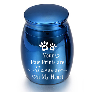 Guci Hewan Peliharaan Minimalis Modern Buatan Tangan dari Baja Tahan Karat untuk Hewan Kecil (Kucing/Anjing)-Penyimpanan Abu Kenangan - Product Image 6