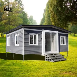 Easy Assemble Casas Modulares Prefabricadas Holiday Villa Fabricated Container House Luxury Foldable Prefabricated Homes