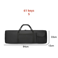 Wholesale 61 Key Electronic Keyboard Piano Bag Custom Professional Music Gear Bag 61-Key 88-Key Keyboard Case Digital Piano Case