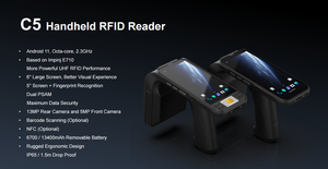 Chainway C5 Android 13 3GB + 32GB RFID UHF a lungo raggio 2D Scancer 860Mhz-960Mhz palmare Impinj E710 Reader - Product Image 6