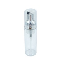 Flacon de nettoyant visage personnalisé 100ml/120ml/150ml/200ml, savon liquide, cylindre en plastique PET, pompe pulvérisatrice, impression sérigraphique, cosmétique