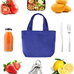 Mini Size Canvas Cotton <b>Tote</b> <b>Bag</b> Custom Logo Printed Small Cute White Canvas <b>Tote</b> <b>Bags</b> <b>Zip</b> Top for Kids - Product Image 5