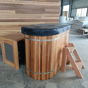 Nouvelle Arrivée Bain de Glace en Bois pour la Récupération Physique, Piscine Froide pour 2 Personnes avec Refroidisseur d'Eau - Product Image 1