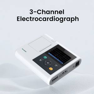 เครื่องวัดคลื่นไฟฟ้าหัวใจแบบสามช่องสัญญาณ Periodmed Pe-E3B พร้อมแบตเตอรี่ในตัวสำหรับการตรวจวัดทั่วร่างกาย - Product Image 3