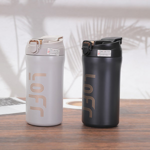 Autumn Winter 316 Stainless Steel Double-layer Vacuum Insulated <b>Large</b> Capacity Boiling Water <b>Safe</b> Travel Mug Portable Straw - Product Image 4