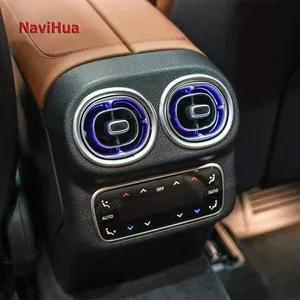 شاشة عرض LCD للسيارة Navihua لوحة AC تكييف الهواء الخلفي لمرسيدس بنز S Class C EQS GLE EQE GLC