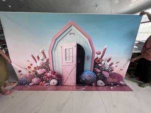Fotofono pupazzo di neve inverno decorazioni per albero di natale capodanno pittura di famiglia sfondo <span class=keywords><strong>fotografia</strong></span> photocall - Product Image 5