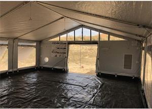 XPERT 48 Tente HPT 48 |   Tente de camping et de randonnée carrée, imperméable, double couche, 4 saisons, robuste, pour 5-6 personnes, 2 fenêtres, protection UV - Product Image 3