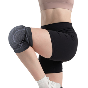 Ginocchiera Traspirante in Maglia 3D con Alta Elasticità e Strisce Antiscivolo per Pallavolo e Fitness - Product Image 1