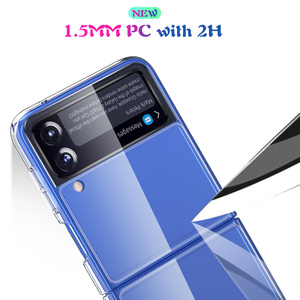 Nuova Cover Trasparente Pieghevole Antiurto in PC TPU per Samsung Galaxy <span class=keywords><strong>Z</strong></span> Flip 6, Flip 7, Flip 8 - Custodia Cristallina - Product Image 2