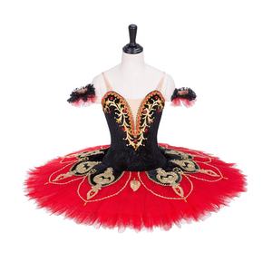 Corsage rouge Coppelia Costume de ballet professionnel <span class=keywords><strong>Paris</strong></span> Flamme Variation Compétition Performance Paquita Tutu - Product Image 1