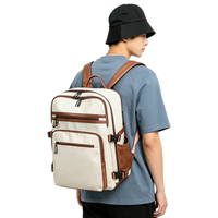 Sac à dos décontracté imperméable et tendance, multi-poches, grande capacité, antichoc, pour ordinateur portable, idéal pour les affaires et le quotidien