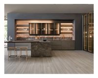 Armoire haute pliante en aluminium personnalisée, porte murale, organisateur et rangement pour cuisine
