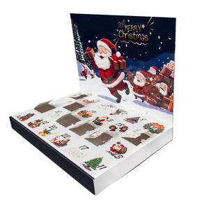 Cajas <span class=keywords><strong>de</strong></span> regalo con forma <span class=keywords><strong>de</strong></span> libro <span class=keywords><strong>de</strong></span> Navidad creativas, <span class=keywords><strong>caja</strong></span> <span class=keywords><strong>de</strong></span> embalaje <span class=keywords><strong>de</strong></span> regalo <span class=keywords><strong>sorpresa</strong></span> <span class=keywords><strong>de</strong></span> 24 rejillas, cajas ciegas <span class=keywords><strong>de</strong></span> Cuenta regresiva con tapa abatible <span class=keywords><strong>de</strong></span> Navidad, embalaje - Product Image 1