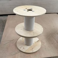 Bobine en bois contreplaqué robuste vide pour câble électrique, tambour de bobinage et de stockage, bobine de transport de câble industriel