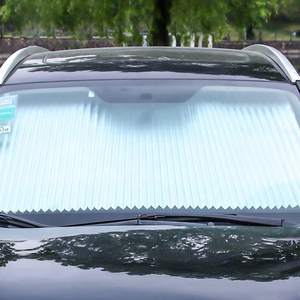 Xe có thể thu vào Sun Visor Kem chống nắng ô tô phía trước tự động mở rộng dù để che nắng miễn phí với hút cup gấp cửa sổ bóng râm - Product Image 4