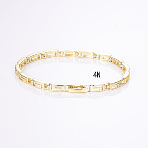 CM 14k Gold <strong>Jewelry</strong> Wholesale Hot Sale 14K Gold Plated Luster Bracelet Multi-size Maze Hollow <strong>Simple</strong> Pulseras <strong>Jewelry</strong> Bracelet - Product Image 4
