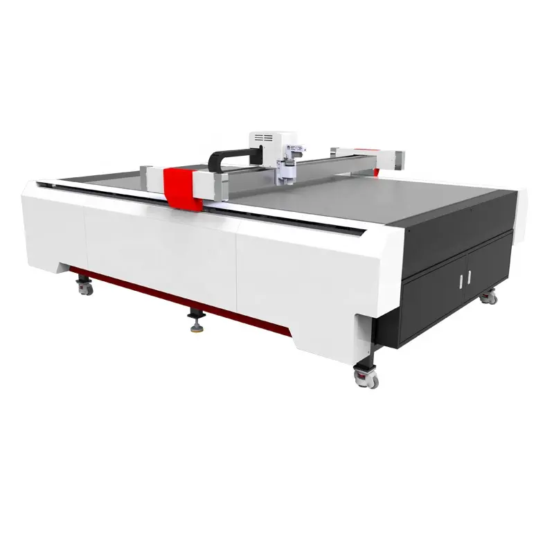 CNC Digital Cutting Machine For Paper Honeycomb Board Corrugated Cardboard Carpet Carton Box Prepreg Fabric