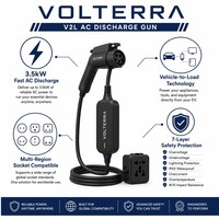 Adaptateur de chargeur EV V2L AC 3,5 kW Mode I pour camping, travail extérieur et alimentation de secours