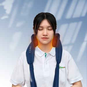 Masajeador de cuerpo de cuello portátil superventas, masajeador de cuello inalámbrico eléctrico inteligente con diseño de amasado 6D calentado - Product Image 5