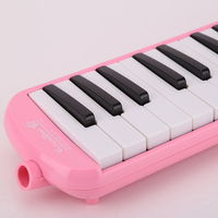 37-Key Melodica Keyboard for Kids Stainless Steel Plate Piano With Plastic Case Musical Instruments by Manufacturer