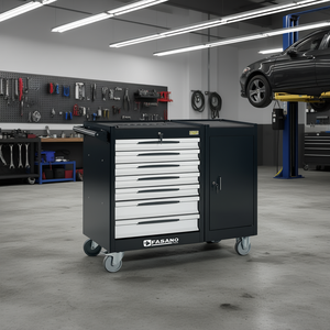 Fasano <b>Tools</b> 7 <b>Drawer</b> Rolling <b>Tool</b> Cabinet With Lock And Door For Auto Repair - Product Image 3