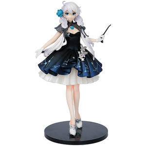 Hot New 17.5cm Belle Fille Kiana Kaslana PVC Action Figure Sainte <span class=keywords><strong>Nuit</strong></span> Symphonique Poème Robe Dessin Animé Figure Modèle Jouets <span class=keywords><strong>pour</strong></span> Enfants - Product Image 5