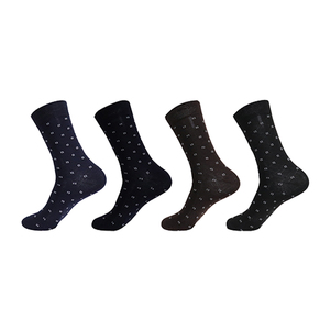 Prix haut de gamme Chaussettes d'équipage pour hommes en coton respirant de style décontracté à carreaux colorés élégants pour la vente en gros - Product Image 3