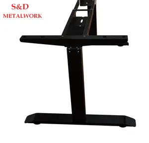 Height Adjustable Desk Frame Folding Steel Electrically Height Screw Metal Frame Modular Desk Easel Manual Height Adjustable Desk Frame