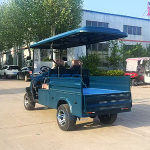 Nouveau véhicule utilitaire de golf vert foncé personnalisable, voiturette de golf électrique deux places, supporté par la Chine, vendu à bas prix - Product Image 4