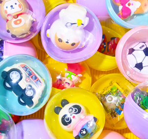 Прозрачная большая машина для яиц со слепой коробкой, Детский развивающий набор пластиковых игрушек для строительства и подарков в автомобильном киоске - Product Image 3